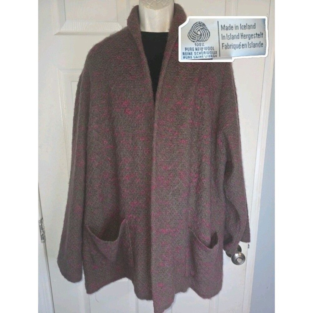 Vintage Sweater Virgin Wool Mens Fair Isle Grandpa TRU Nordic Fisherman SZ L-2XL